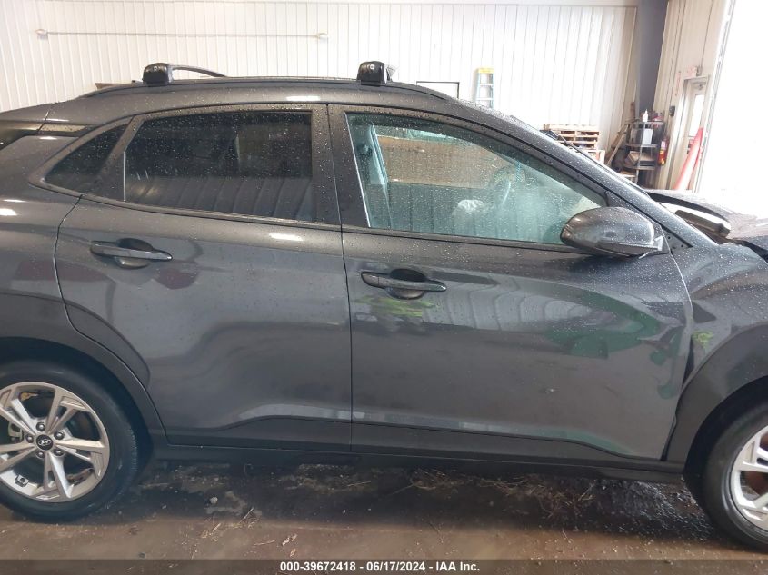 2022 Hyundai Kona Sel VIN: KM8K3CAB6NU758292 Lot: 39672418