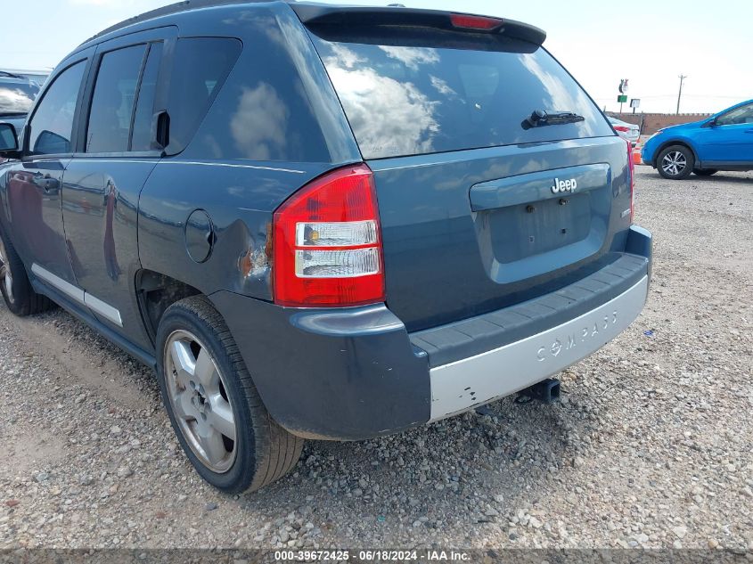 2007 Jeep Compass Limited VIN: 1J8FT57W77D241820 Lot: 39672425