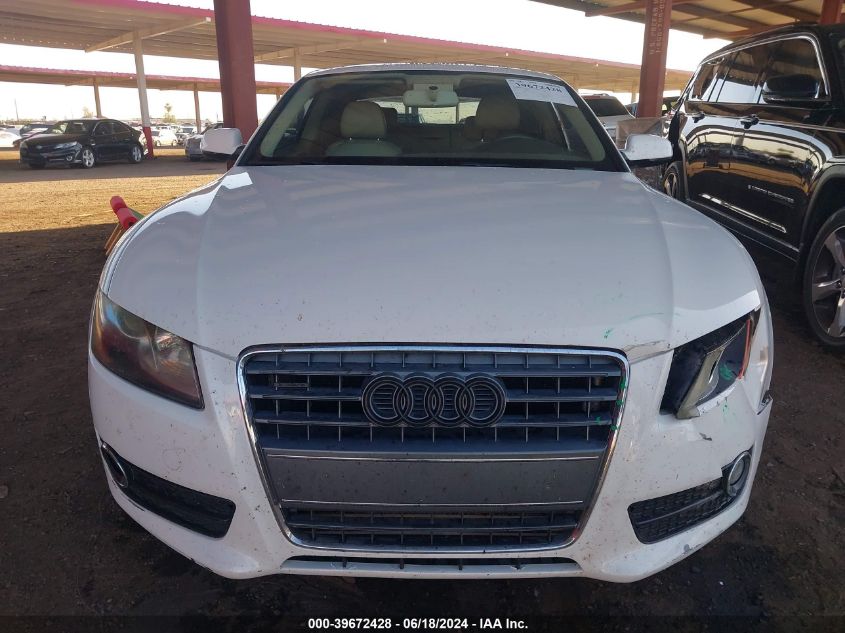 2011 Audi A5 2.0T Premium VIN: WAUCFAFR0BA087089 Lot: 39672428