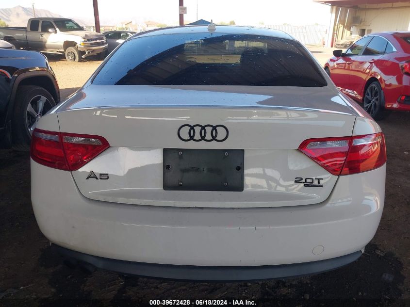 2011 Audi A5 2.0T Premium VIN: WAUCFAFR0BA087089 Lot: 39672428