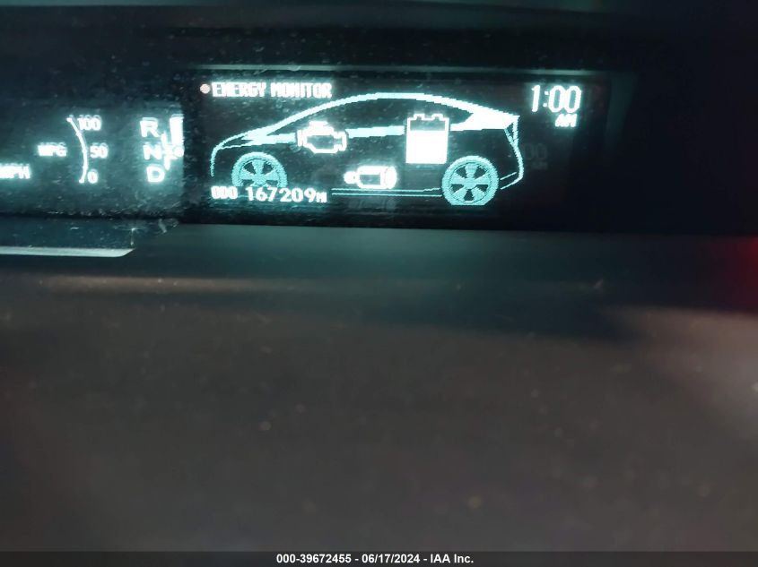 2010 Toyota Prius Ii VIN: JTDKN3DU6A0061735 Lot: 39672455