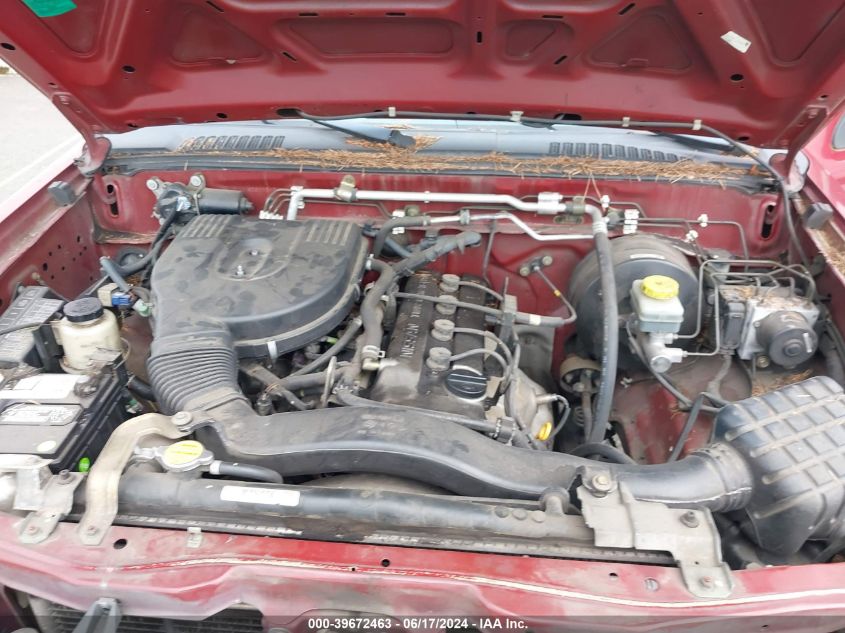 2004 Nissan Xterra Xe I4 VIN: 5N1DD28TX4C611542 Lot: 39672463