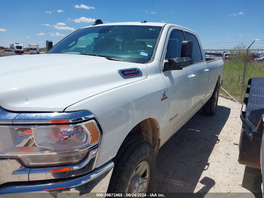 2022 Ram 3500 Big Horn 4X4 8' Box VIN: 3C63R3HL1NG302863 Lot: 39672465