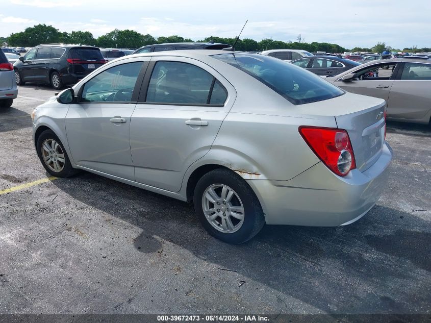 2012 Chevrolet Sonic 2Ls VIN: 1G1JA5SH8C4211325 Lot: 39672473