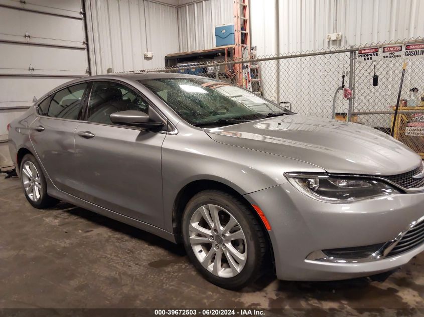 2017 Chrysler 200 Limited Platinum VIN: 1C3CCCAB8HN511531 Lot: 39672503