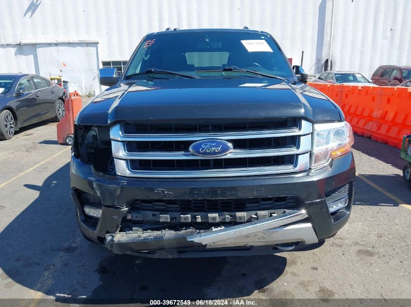 2015 Ford Expedition Platinum VIN: 1FMJU1MT3FEF21613 Lot: 39672549