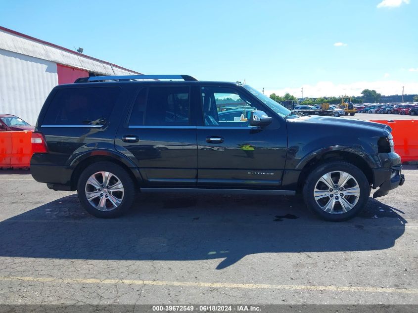 2015 Ford Expedition Platinum VIN: 1FMJU1MT3FEF21613 Lot: 39672549