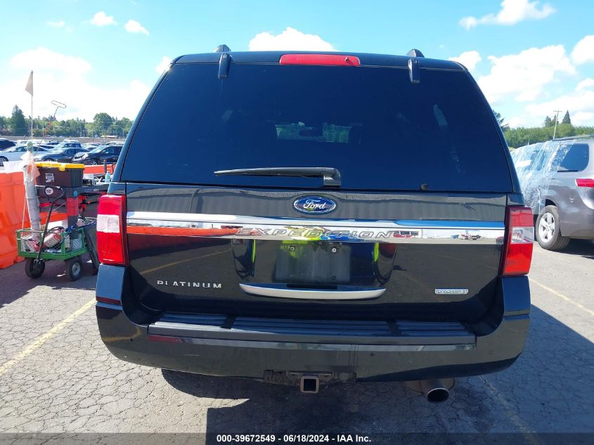 2015 Ford Expedition Platinum VIN: 1FMJU1MT3FEF21613 Lot: 39672549