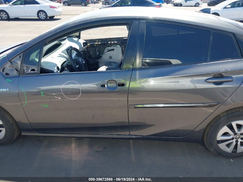 2016 Toyota Prius Two Eco VIN: JTDKARFU4G3018840 Lot: 39672568