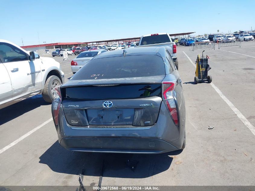 2016 Toyota Prius Two Eco VIN: JTDKARFU4G3018840 Lot: 39672568