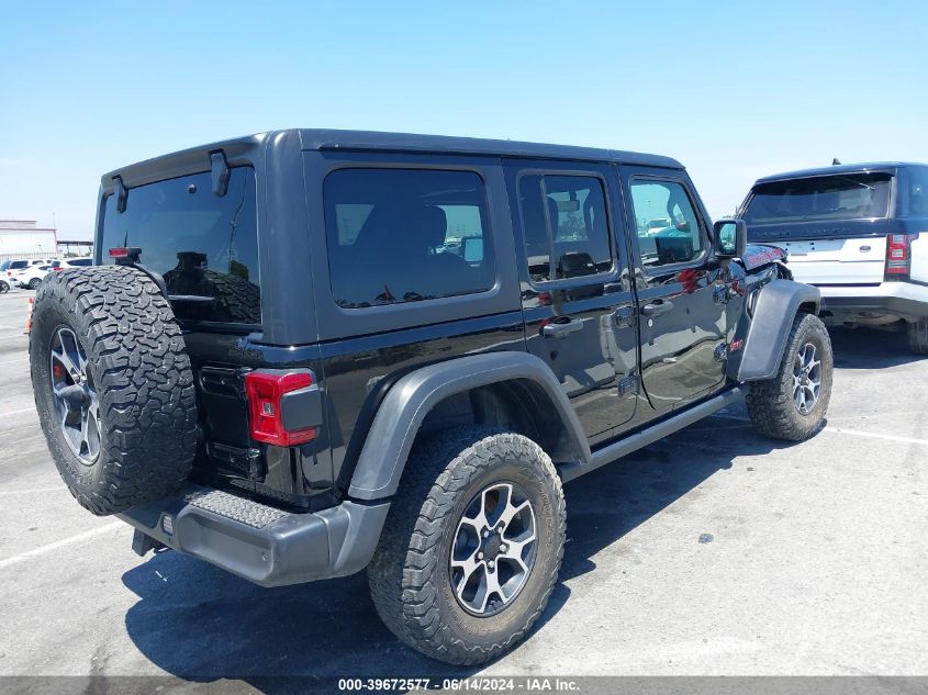 2021 Jeep Wrangler Unlimited Rubicon 4X4 VIN: 1C4HJXFGXMW668694 Lot: 39672577