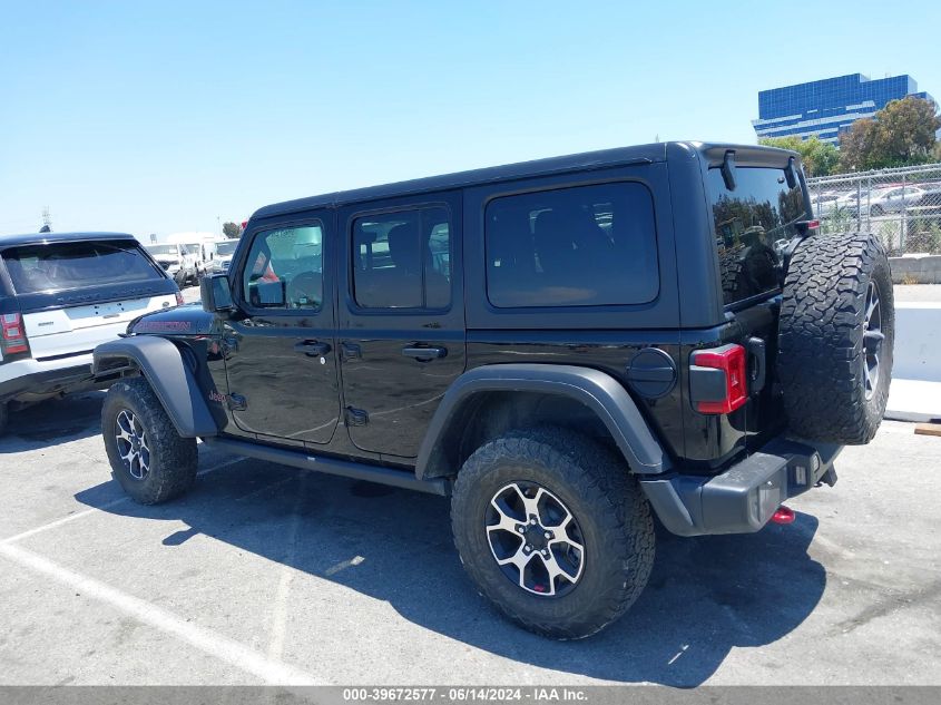 2021 Jeep Wrangler Unlimited Rubicon 4X4 VIN: 1C4HJXFGXMW668694 Lot: 39672577