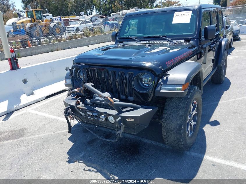 2021 Jeep Wrangler Unlimited Rubicon 4X4 VIN: 1C4HJXFGXMW668694 Lot: 39672577
