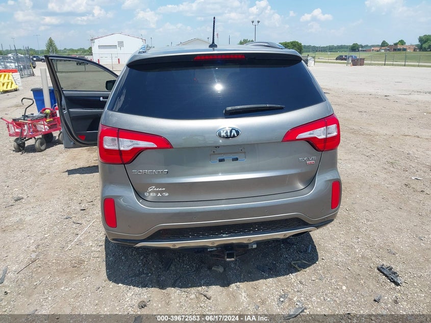 2014 Kia Sorento Sx VIN: 5XYKW4A75EG524658 Lot: 39672583