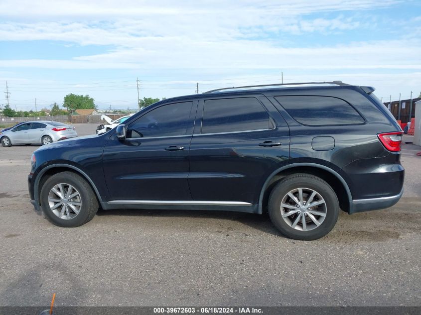 2014 Dodge Durango Limited VIN: 1C4RDJDG6EC366222 Lot: 39672603