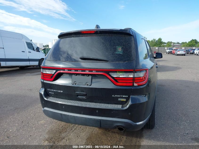 2014 Dodge Durango Limited VIN: 1C4RDJDG6EC366222 Lot: 39672603