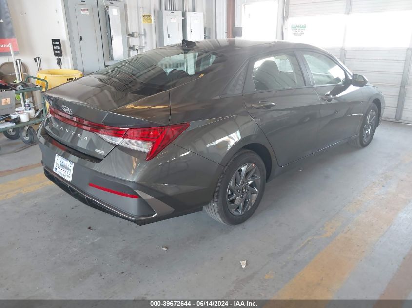 KMHLM4DJ5RU113410 2024 Hyundai Elantra Hybrid Blue