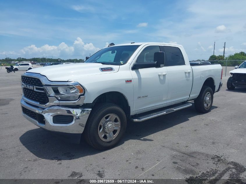 2022 Ram 2500 Big Horn 4X4 6'4 Box VIN: 3C6UR5DJ2NG386664 Lot: 39672659