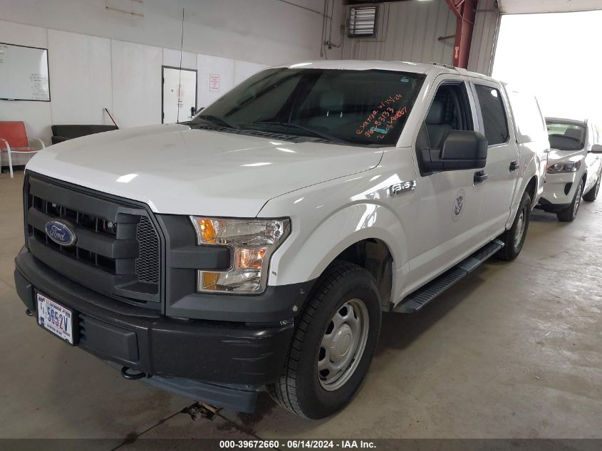 2017 Ford F-150 Xl VIN: 1FTEW1E80HKE26215 Lot: 39672660