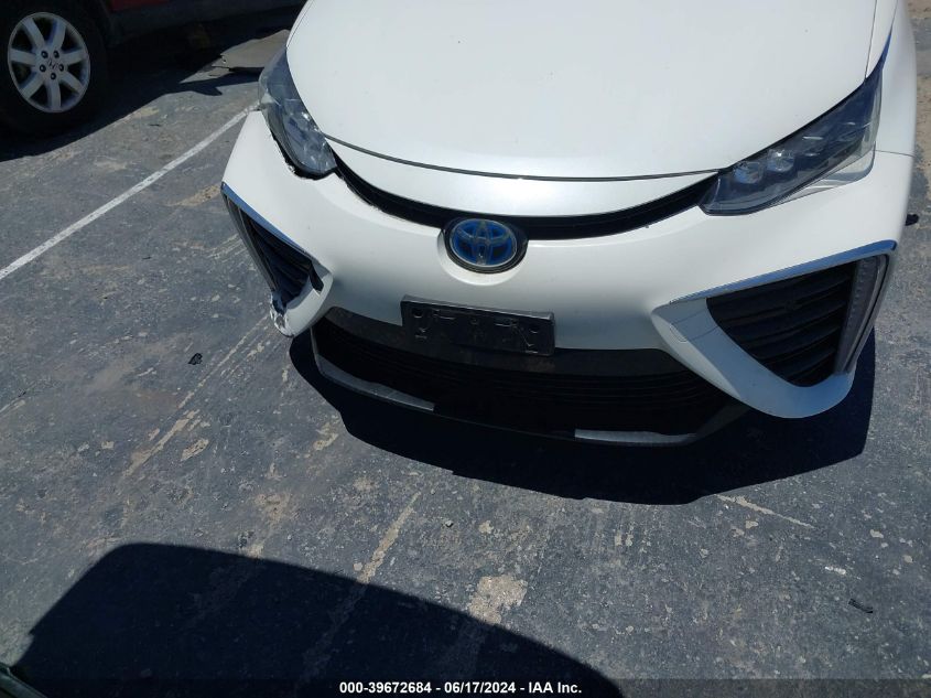 2017 Toyota Mirai VIN: JTDBVRBD6HA001075 Lot: 39672684