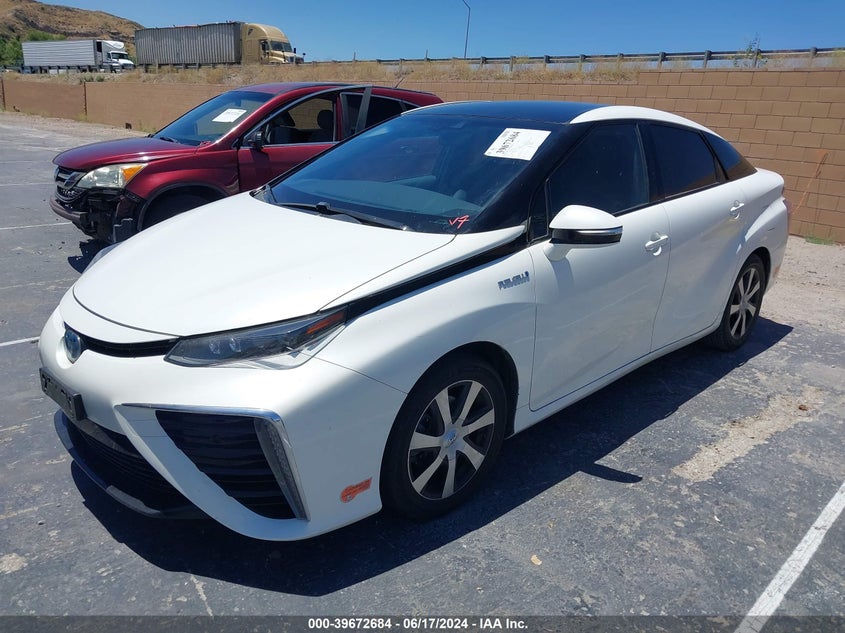 2017 Toyota Mirai VIN: JTDBVRBD6HA001075 Lot: 39672684