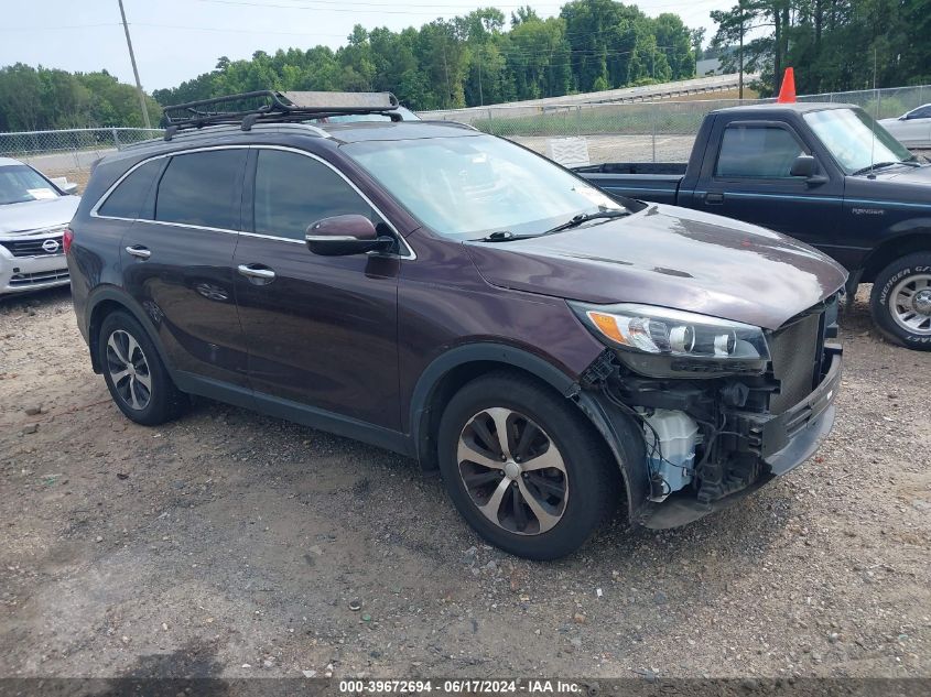 2016 Kia Sorento 3.3L Ex VIN: 5XYPH4A55GG006762 Lot: 39672694