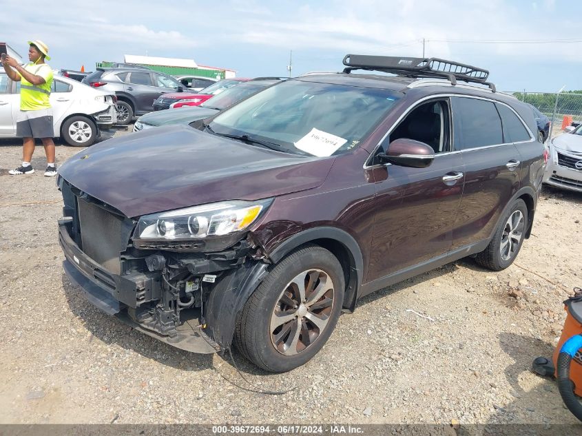 2016 Kia Sorento 3.3L Ex VIN: 5XYPH4A55GG006762 Lot: 39672694