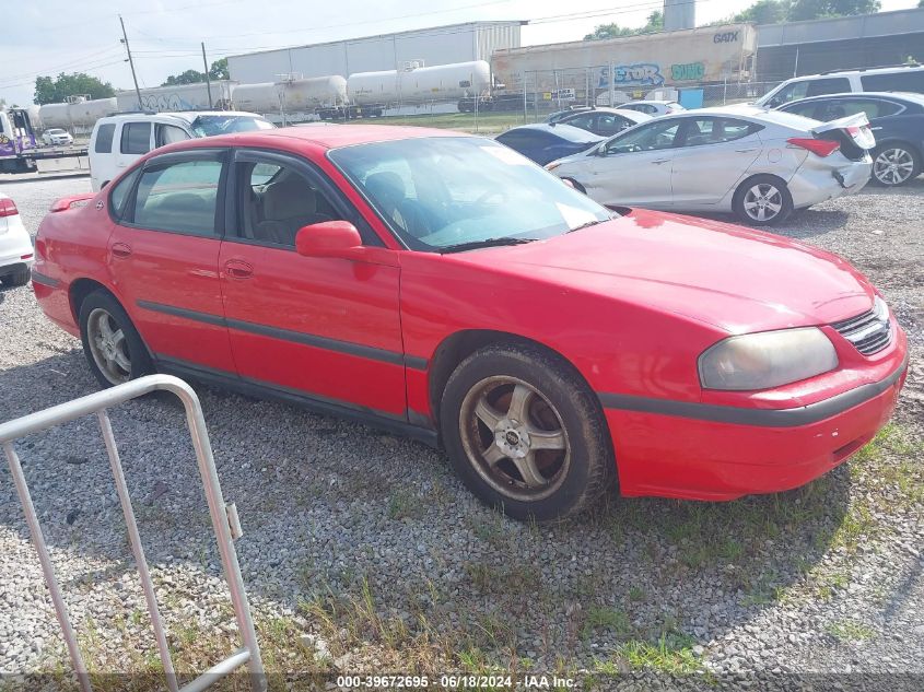 2001 Chevrolet Impala VIN: 2G1WF52E319303398 Lot: 39672695