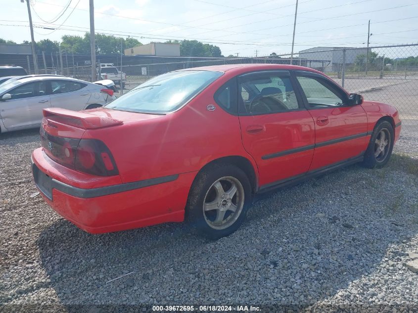 2001 Chevrolet Impala VIN: 2G1WF52E319303398 Lot: 39672695