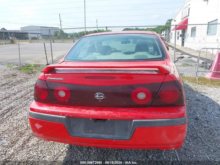 2001 Chevrolet Impala VIN: 2G1WF52E319303398 Lot: 39672695