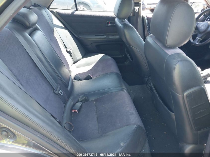 2001 Lexus Is 300 VIN: JTHBD182810032865 Lot: 39672719