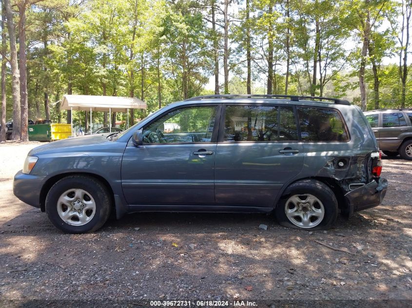 2005 Toyota Highlander VIN: JTEGD21A050117280 Lot: 39672731