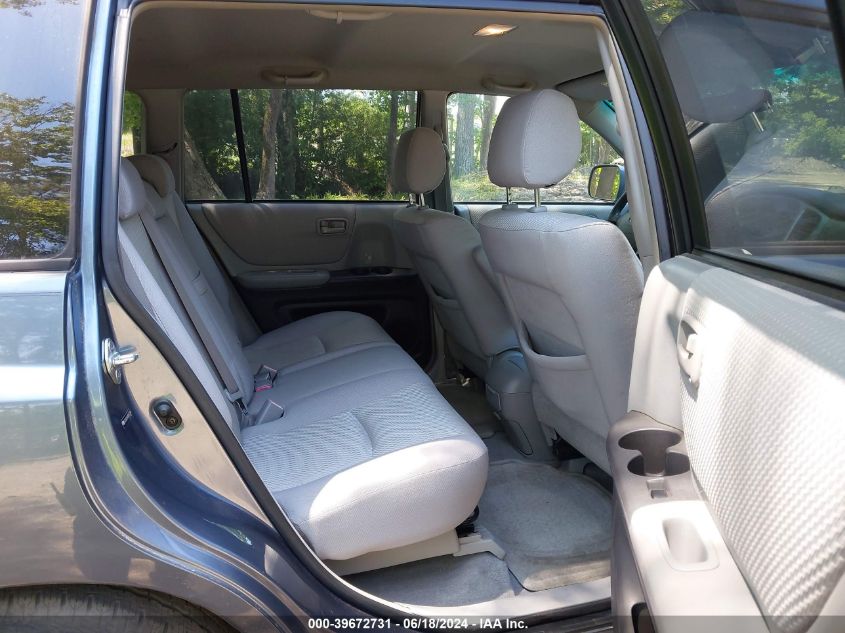 2005 Toyota Highlander VIN: JTEGD21A050117280 Lot: 39672731