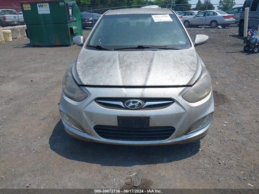 2012 Hyundai Accent Gls VIN: KMHCU4AE3CU068434 Lot: 39672736