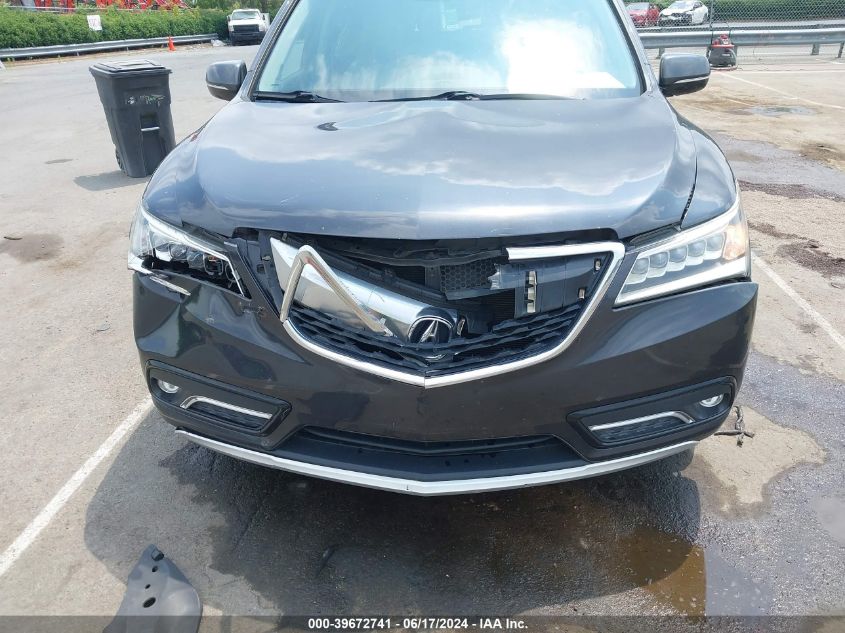 2014 Acura Mdx VIN: 5FRYD4H26EB020913 Lot: 39672741