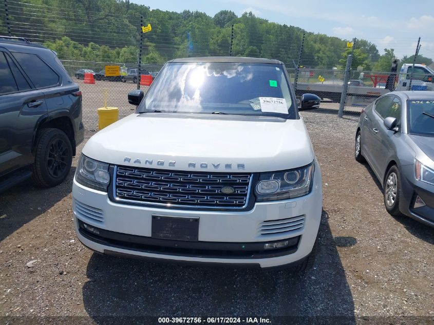 2016 Land Rover Range Rover 5.0L V8 Supercharged VIN: SALGS3EF0GA251573 Lot: 39672756