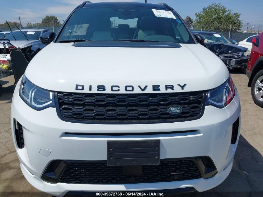 2022 Land Rover Discovery Sport S R-Dynamic VIN: SALCT2FX0NH910351 Lot: 39672768