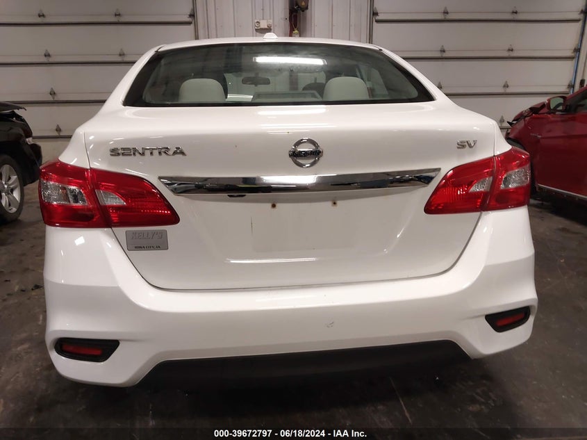 2017 Nissan Sentra Sv VIN: 3N1AB7AP3HY328777 Lot: 39672797