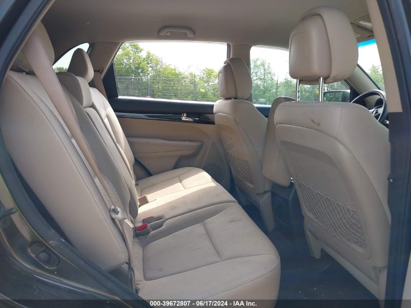 2012 Kia Sorento Lx VIN: 5XYKT3A63CG270326 Lot: 39672807