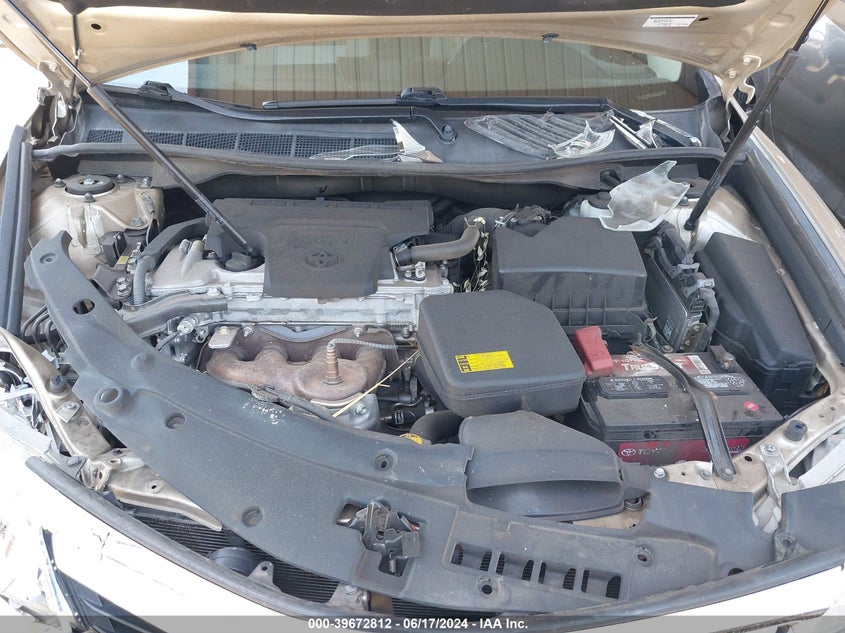 2012 Toyota Camry Le VIN: 4T1BF1FK3CU002324 Lot: 39672812