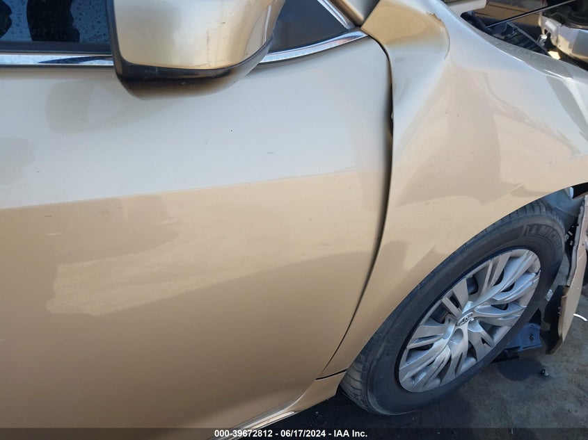 2012 Toyota Camry Le VIN: 4T1BF1FK3CU002324 Lot: 39672812