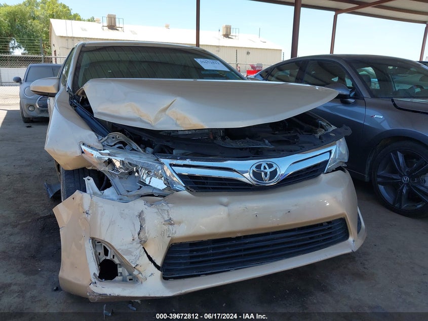 2012 Toyota Camry Le VIN: 4T1BF1FK3CU002324 Lot: 39672812