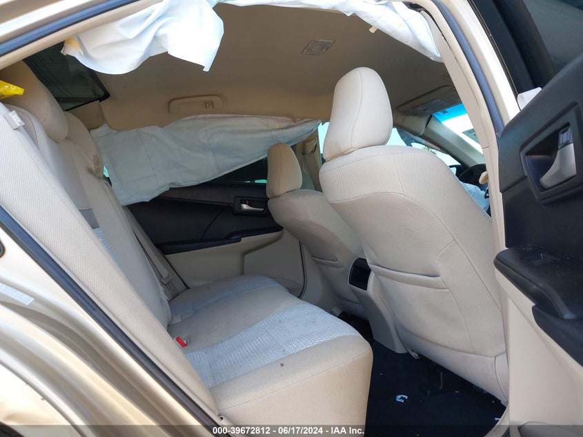 2012 Toyota Camry Le VIN: 4T1BF1FK3CU002324 Lot: 39672812