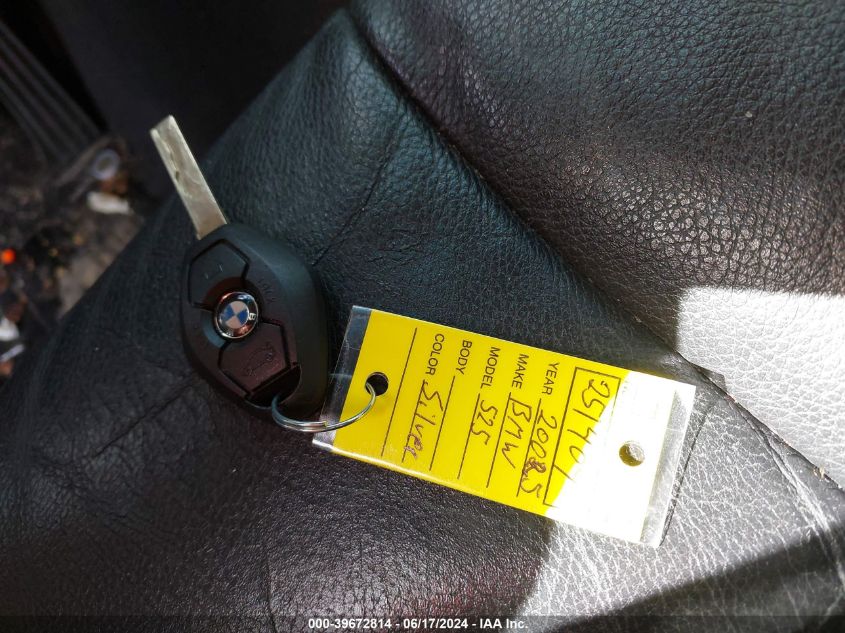 2006 BMW 525I VIN: WBANE53526CK81461 Lot: 39672814