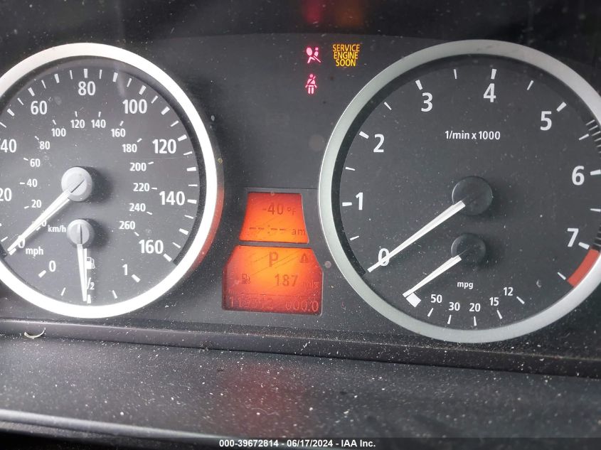 2006 BMW 525I VIN: WBANE53526CK81461 Lot: 39672814