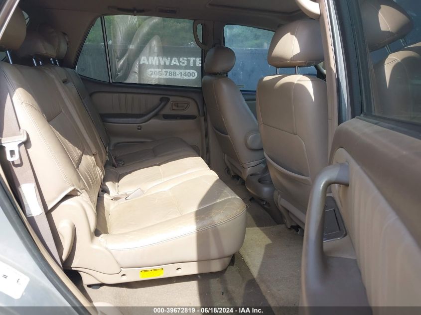 2002 Toyota Sequoia Limited V8 VIN: 5TDZT38A22S083363 Lot: 39672819