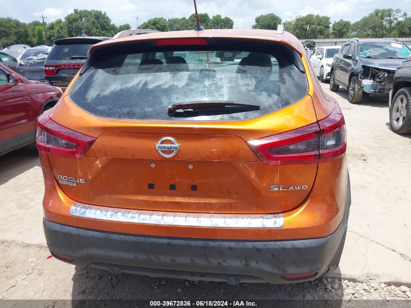 2022 Nissan Rogue Sport Sl Awd Xtronic Cvt VIN: JN1BJ1CW3NW488668 Lot: 39672836