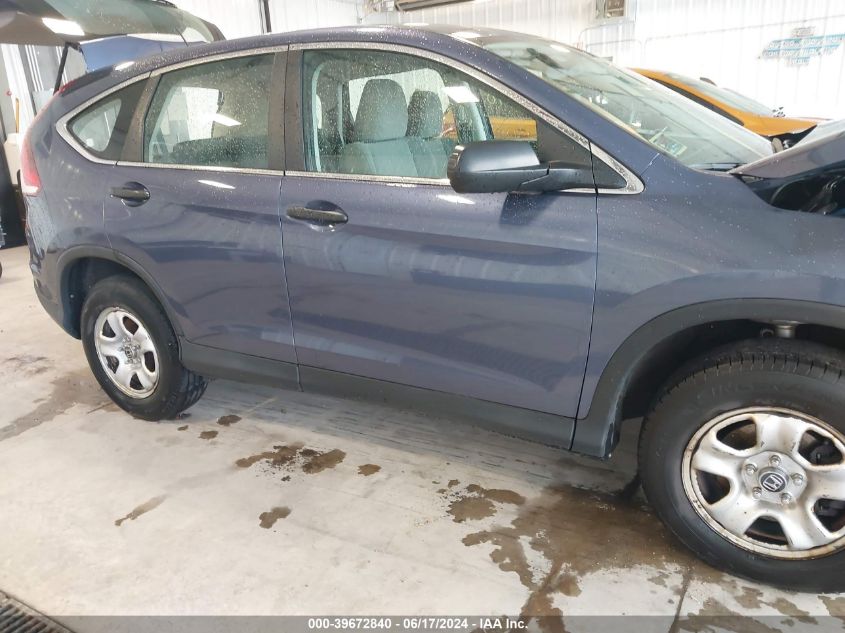 2013 Honda Cr-V Lx VIN: 2HKRM4H3XDH640940 Lot: 39672840