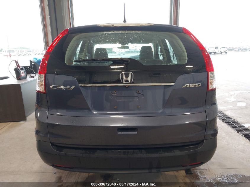 2013 Honda Cr-V Lx VIN: 2HKRM4H3XDH640940 Lot: 39672840