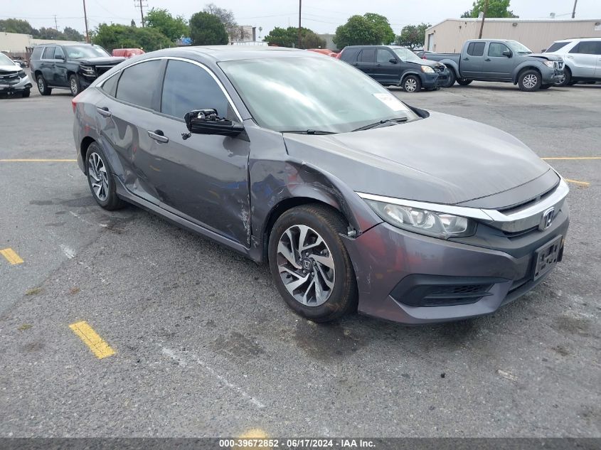 2018 Honda Civic Ex VIN: 2HGFC2F76JH584498 Lot: 39672852